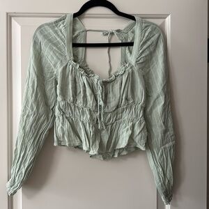 American Eagle Outfitters LS Blouse, XS